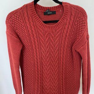Forever 21 Women's Pullover Knit Sweater Size Small Orange